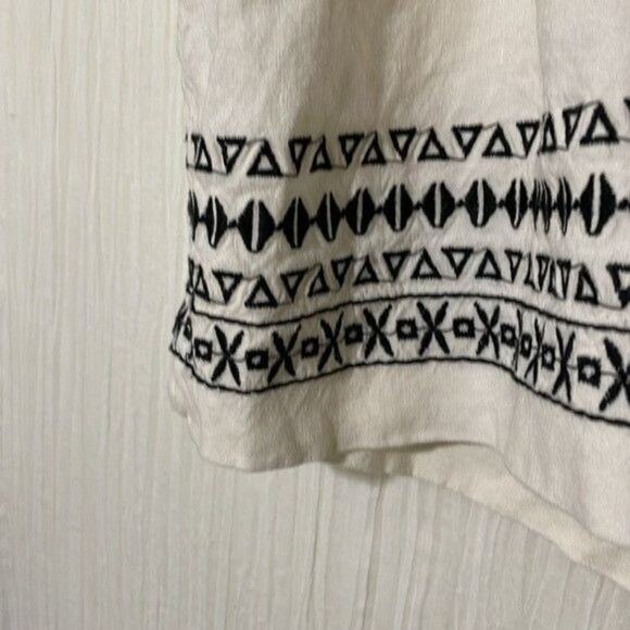 Apt 9 Linen Blend Embroidered Casual Shorts XL - Picture 5 of 8